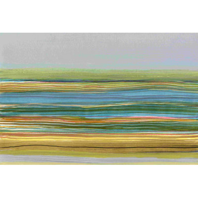 " Parallel Striae II " by Jodi Fuchs Mixed Media Print