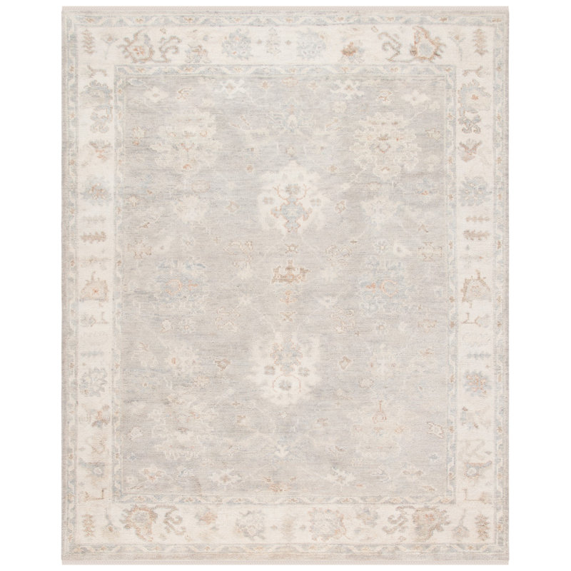 Tapis oriental en laine / coton noué à la main Garceno, Rectangle 8 pi x 10 pi