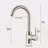 Kitchen Faucet Single Handle Stainless Steel,Commercial Single Hole Kitchen Sink Faucet,Modern One Hole Bar Sink Faucet