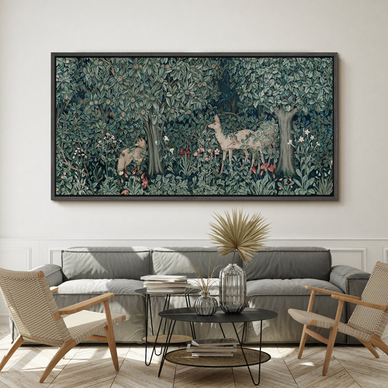 " Classic Woodland Deer Inest Modern Art Relax/Calm WarmExtra Large Wall Decor Office " by Classic Woodland Deer Inest Modern