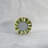 Green Enamel  Picture Frame, Round