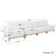 Canapé modulaire rembourré 4 pièces 4 pièces-130452087