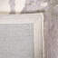 Tapis gris en laine / viscose touffeté à la main Layshia-1278779586