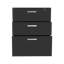 Armoire de rangement 3 tiroirs Modern