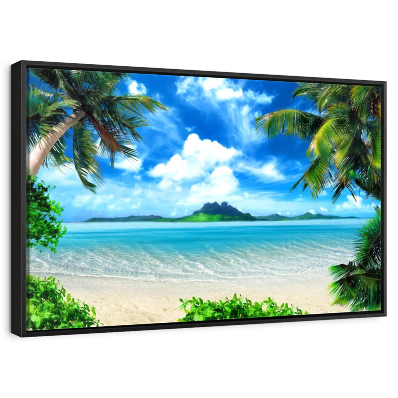 Serene Izidora Scene, Floating Frame Black, 43" X 29"