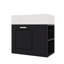 Meuble-lavabo flottant mural de 21,8 po avec meuble-lavabo, grand tiroir et tablette réglable-2044559297