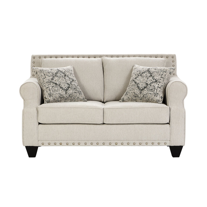 Causeuse Hughes Furniture 24850, Largo Pearl, Perle Largo