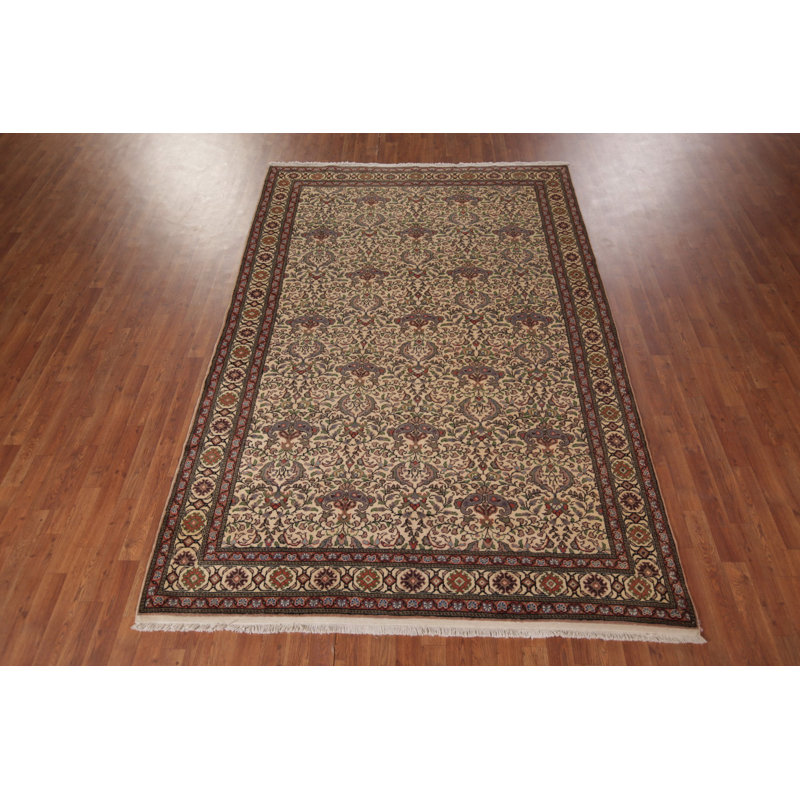 All-Over Floral Anatolian Turkish Area Rug 7x10