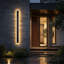 Aarti Modern Linear LED Outdoor Wall Light Black IP65 Waterproof 21W 3000K Warm White Acrylic Exterior Wall Lamp For Front Door -1516652359-1516652356