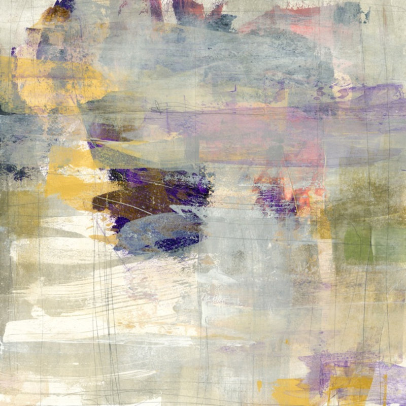 Layered Motion 2 Print by Harris, Maeve, Silver Framed, 36" H x 36" W