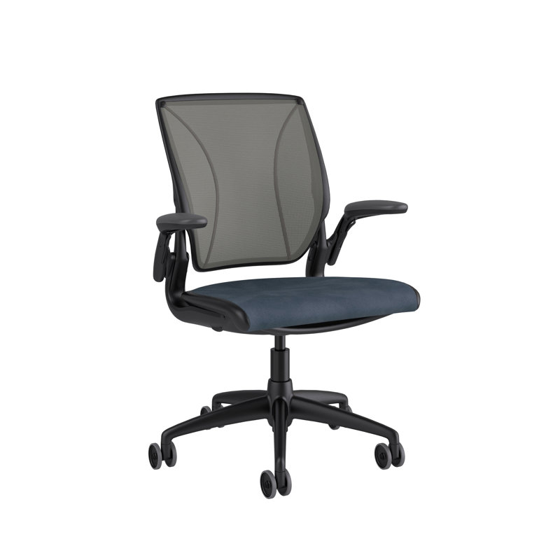 Diffrient World Wool Task Chair, Black, Catena/Caraway, Corde/Black
