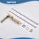 10-1/4”H Solid Brass Single-Hole Single-handle Bathroom Sink Faucet with Optional Drain Assembly