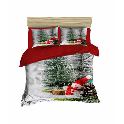 Bruton Polyester No Pattern Duvet Cover Set with Pillowcases Included