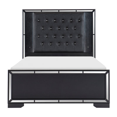 Guylain Queen Tufted Platform Bed