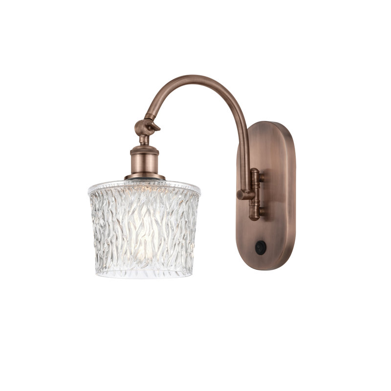Iverson Swing Arm Sconce, Led, Antique Copper