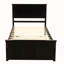 Lit plateforme simple gain de place avec lit gigogne, robuste et durable pour les chambres modernes-1692936462