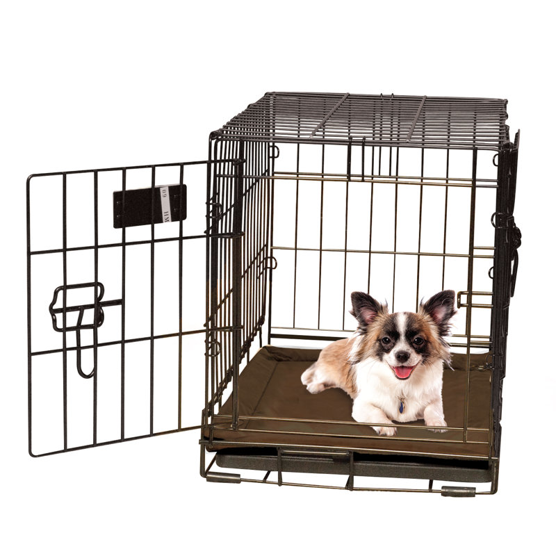 Tapis de caisse pour chien auto-chauffant, Très petit (l 22 po x P 14 po x H 0,5 po), Moka