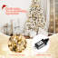Arbre de Noël artificiel pin blanc avec 250 lumières claires / blanches-69878691