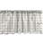 Ambesonne Abstract Valance Pack of 2 Intersecting Rounds Design Eggshell Grey-100739851
