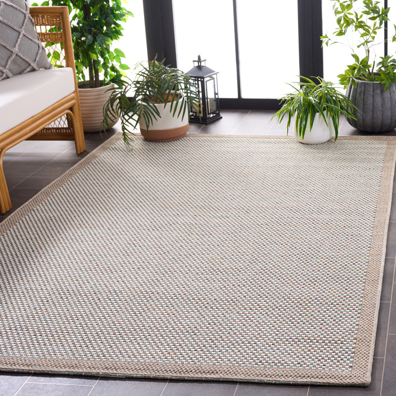 Tapis intérieur / extérieur en sisal Jimeno, Rectangle 5 pi 3 po x 7 pi 6 po