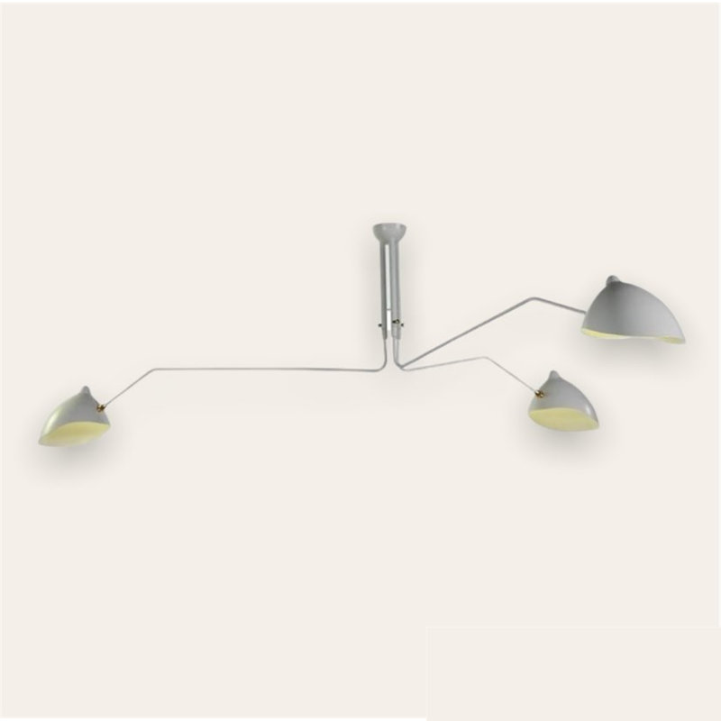 Luminaire suspendu 3 têtes Arvia, Blanc