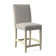 Manhattan Upholstered Stool with Solid Wood Frame