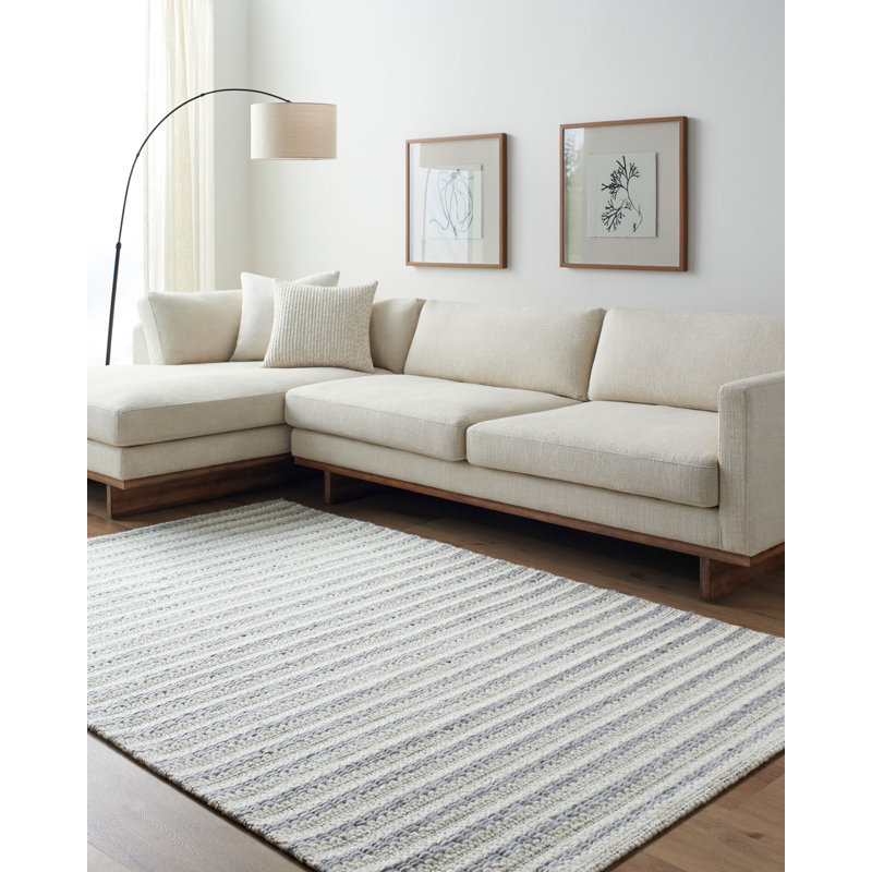 Empoli Area Rug, Rectangle 8' x 10', Light gray