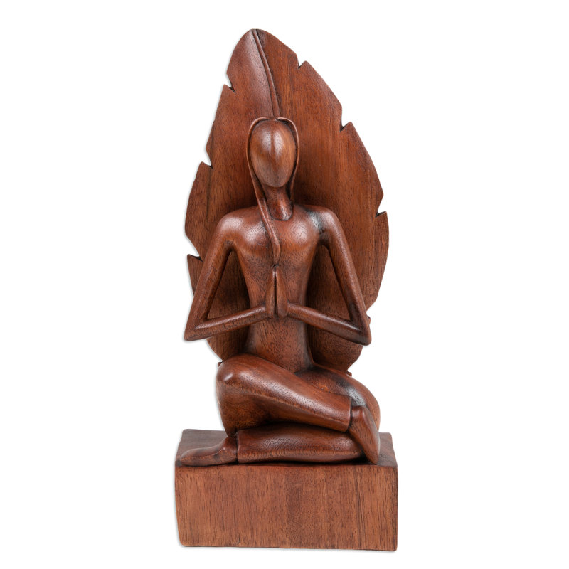Sculpture en bois Dakota Fields