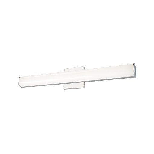 Longitude 1 - Light LED Bath Bar, Chome