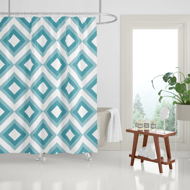 Rideau de douche Tripp, Turquoise