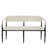Malik Upholstered Loveseat Sofa With Iron Frame-2098873893-2098873892