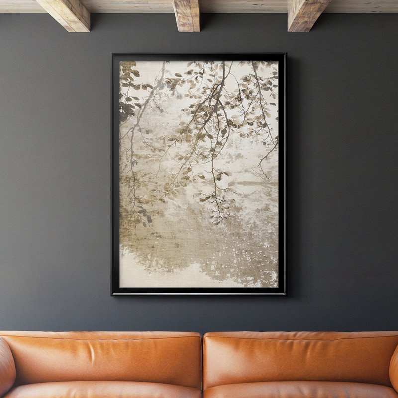 Toile encadrée de qualité supérieure Fresco - prête à être accrochée, Toile encadrée, H 30,5 po x l 22,5 po, Noir