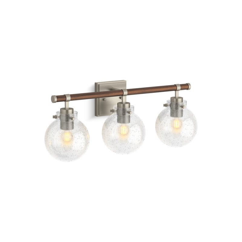 Holt Three-Light Sconce, Brushed Nickel