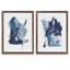 «Indigo Collide I» par Melissa Wang - ensemble de 2 peintures encadrées-1954810409-1954810410-1901002190
