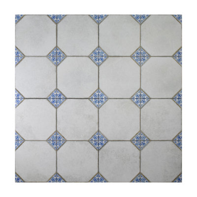 LOT | Madrid 13 po x 13 po | Carreau de porcelaine pour plancher et mur