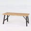 Table de salle à manger d'extérieur avec panneau à lattes, en bois d'acacia durable pour une esthétique naturelle et grise