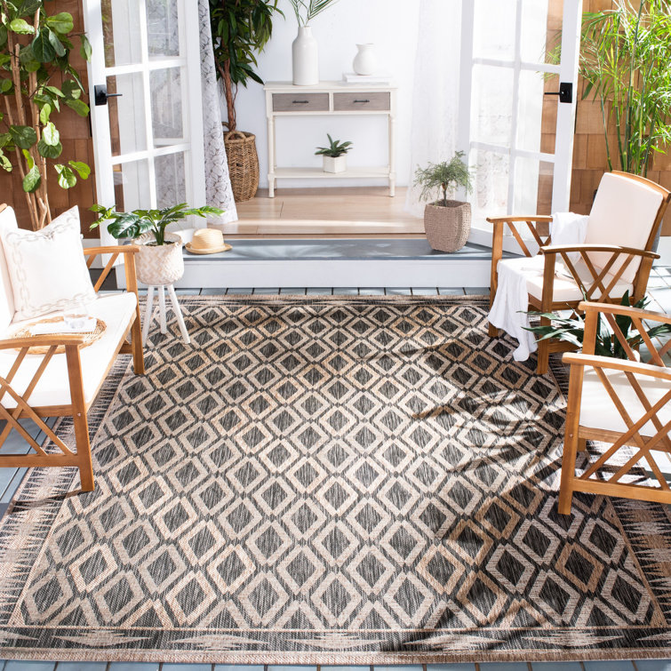 Amarien Performance Geometric Indoor/Outdoor Area Rug