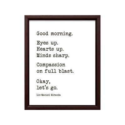 Good Morning
