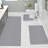3-Pack Memory Foam Bath Mat Set - Super Absorbent Non-Slip Bathroom Rug Set