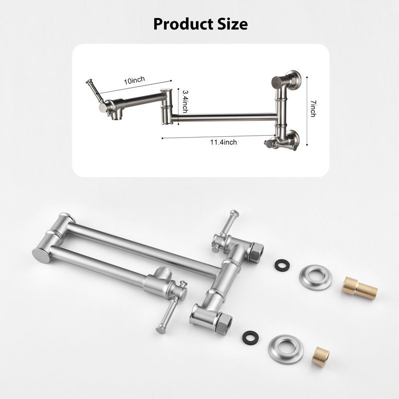 Interbath Kitchen Faucet, Brushed Nickel