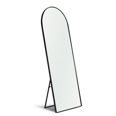 Metal Oval Floor Mirror