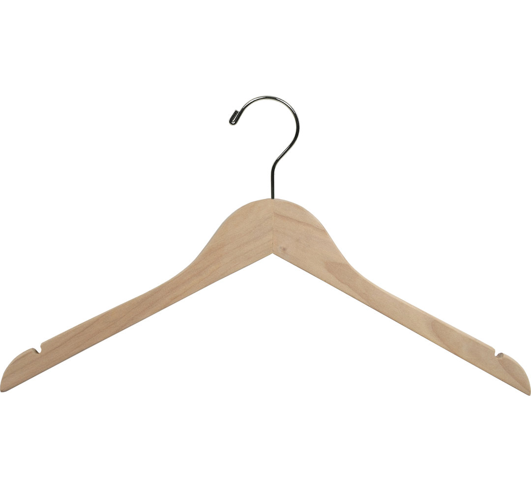 Galen Wood Standard Hanger for Dress/Shirt/Sweater Rebrilliant Pack 