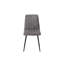 Aspen Light Oak Round Dining Table with 4 Straight Stitch Upholstered Fabric Chairs - Modern Dining Set-428524249