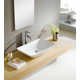 Modern Ceramic Rectangular Vessel Bathroom Sink