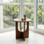 Solid Wood Top End Table-1085632633