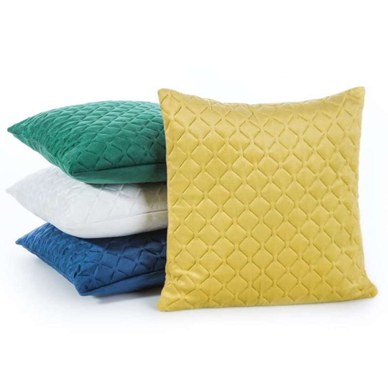 Microfiber Square Pillow Case, Dark Beige