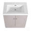 Lavabo de salle de bain autoportant et 2 portes d'armoire à fermeture en douceur -640615395-640615405