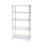 Étagère à cinq tablettes grillagées NSF H 75 po x l 36 po x P 18 po UltraZinc