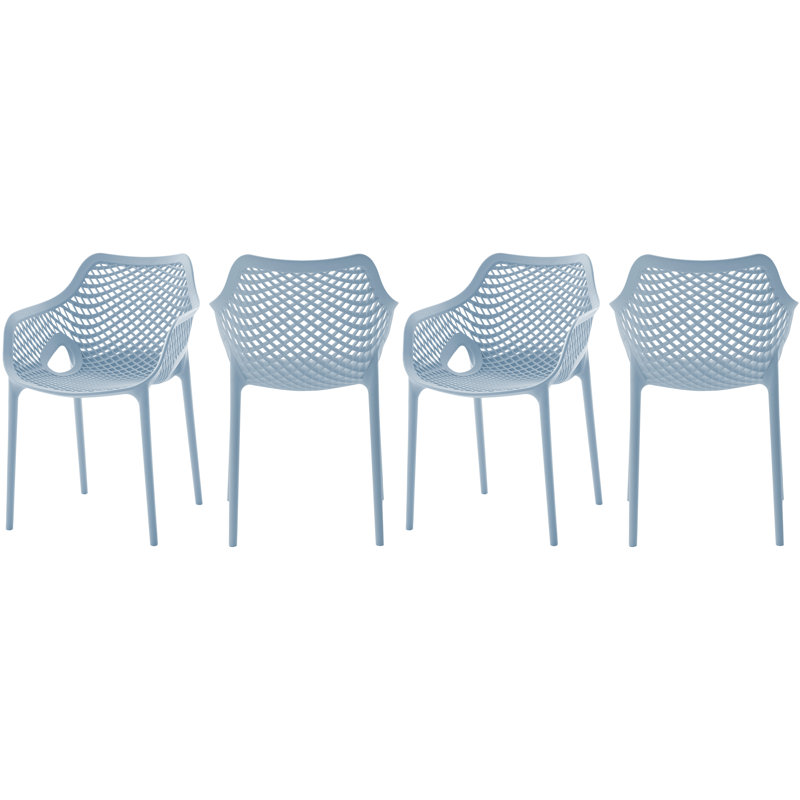 Fauteuil de salle à manger Mykonos, Bleu ciel