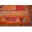 Tapis turc orange en laine fait à la main 3 x 11 po Oushak
